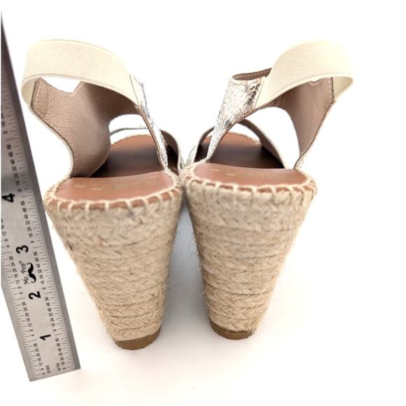 Andre Assous Reese High Heel Espadrille Sandals Open Toe Women's Size 9.5 - Picture 4 of 14